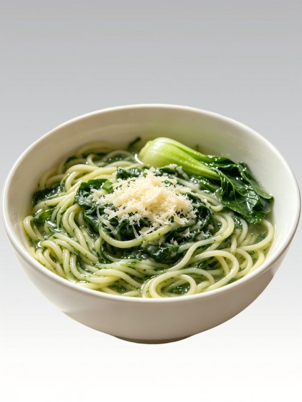 Spinach & Parmesan Spaghetti